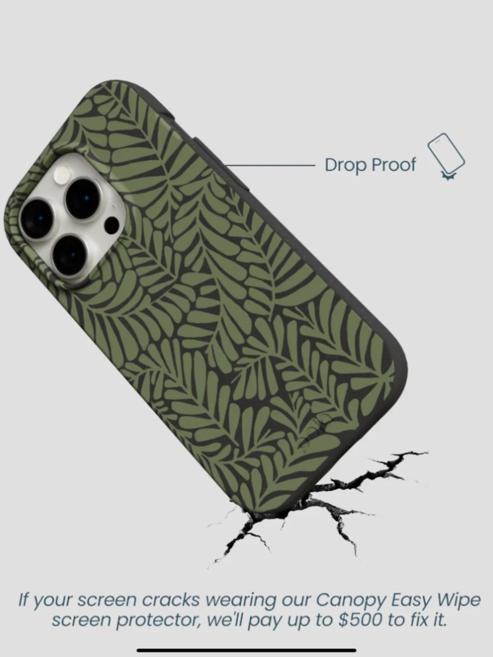 NWOT Pela Ferns Dream Case — iPhone 15 Pro - Picture 4 of 6